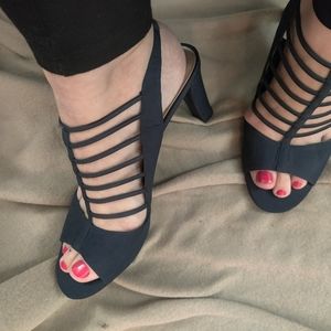 Navy Blue Heels